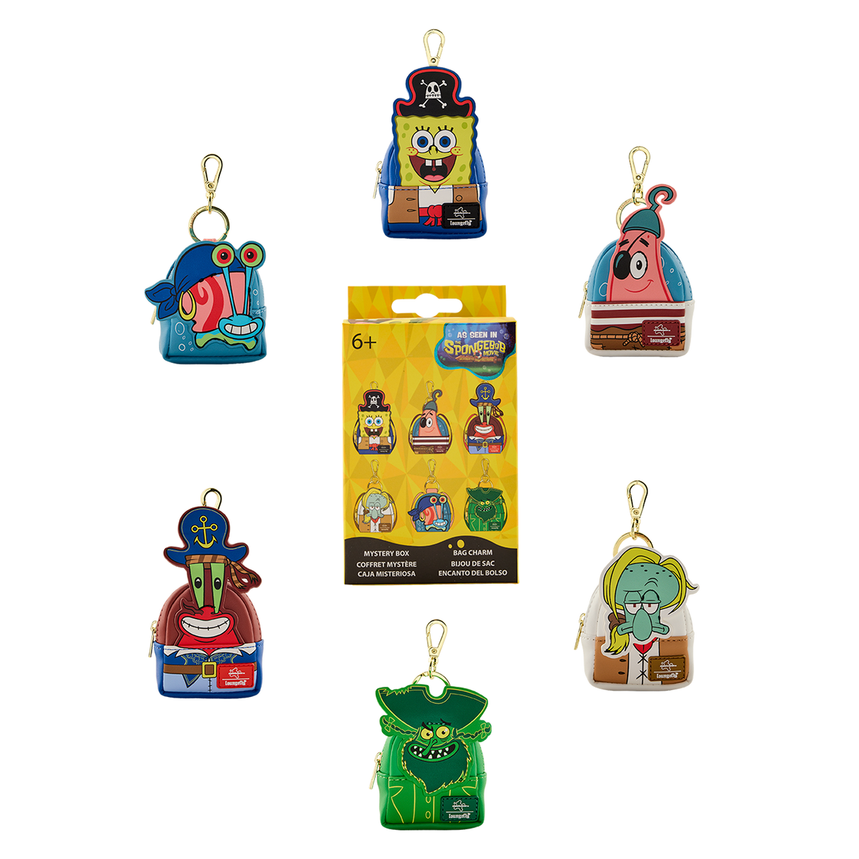 Loungefly Mystery Mini-Backpack: Nickelodeon - Bob Esponja en busca de los pantalones cuadrados (1 unidad)