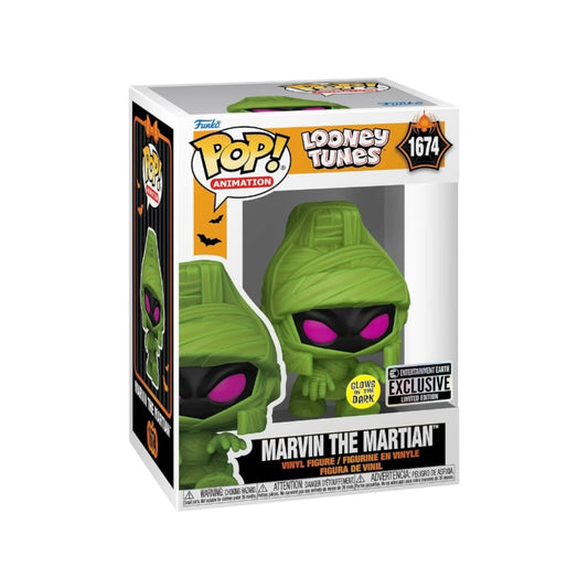 Funko Pop! Looney Tunes: Marvin the Martian (Mummy) 1674 (GITD) - Entertaiment Earth Exclusive