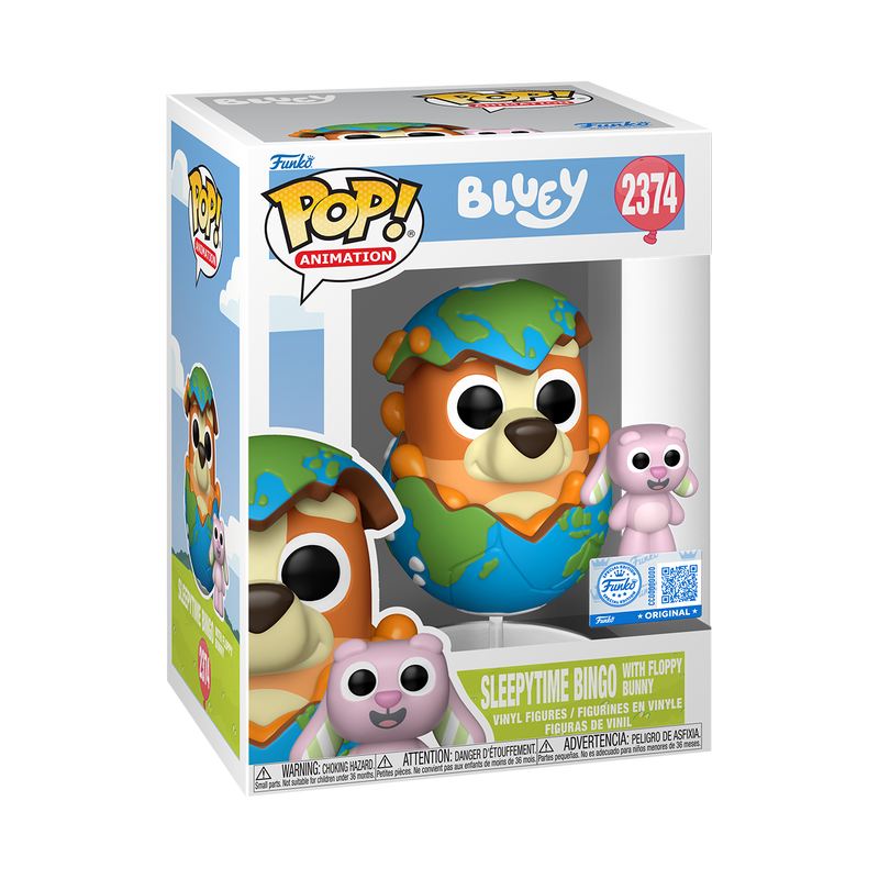Funko Pop! Animation: Bluey - Sleepytime Bingo with Floppy Bunny 2374 - Specialty Series