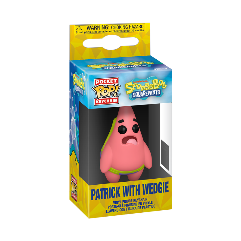 Funko Keychain! Animation: SpongeBob SquarePants - Patrick with Wedgie (Pocket) - Exclusive