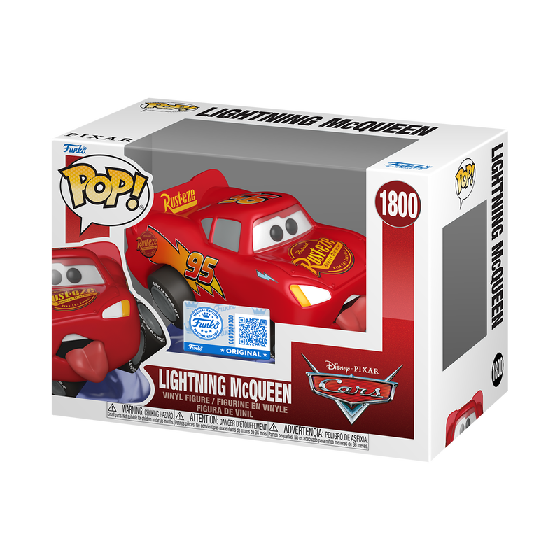 Funko Pop! Disney: Cars - Lighting McQueen Leap 1800 (Exclusive)