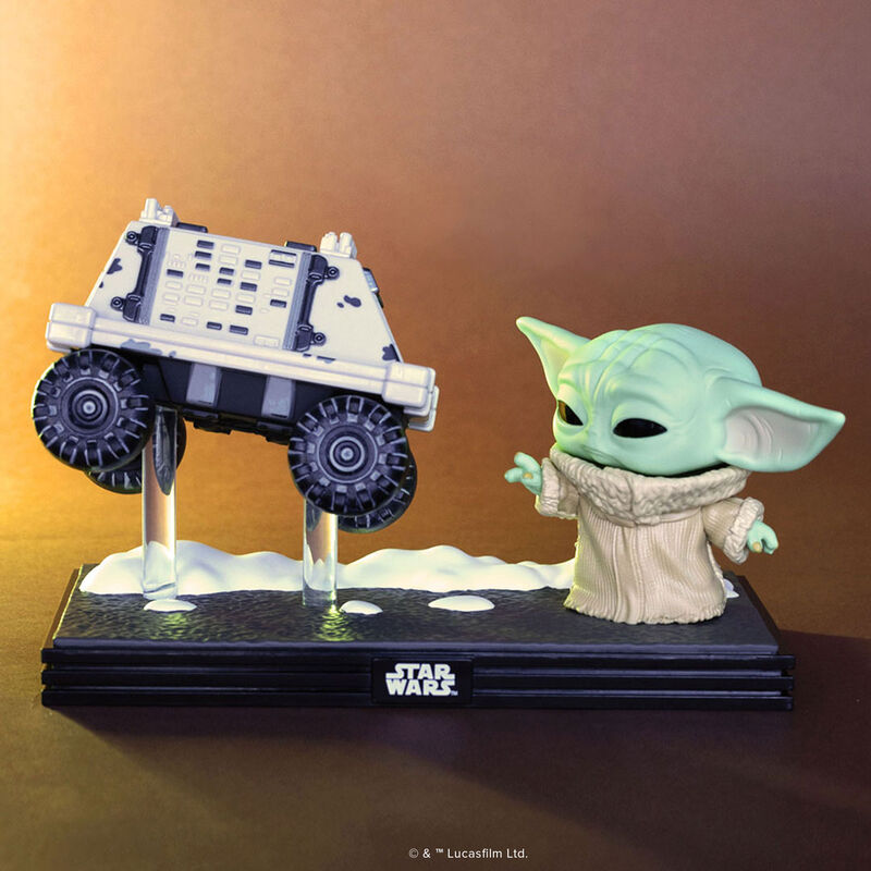 Funko Pop! Star Wars: The Mandalorian and Grogu - Grogu with Polar Mouse Droid 840 (Moment)