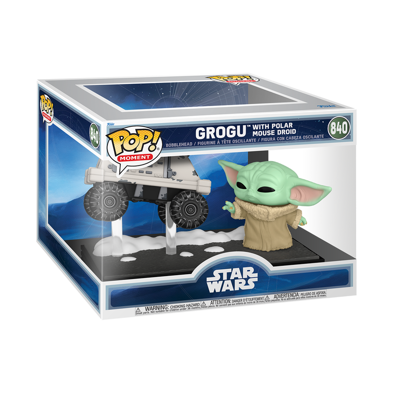 Funko Pop! Star Wars: The Mandalorian and Grogu - Grogu with Polar Mouse Droid 840 (Moment)