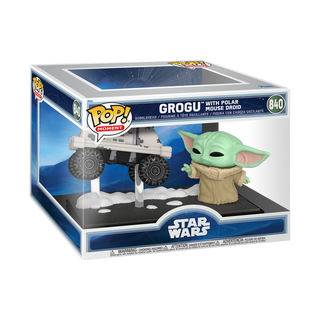 Funko Pop! Star Wars: The Mandalorian and Grogu - Grogu with Polar Mouse Droid 840 (Moment)