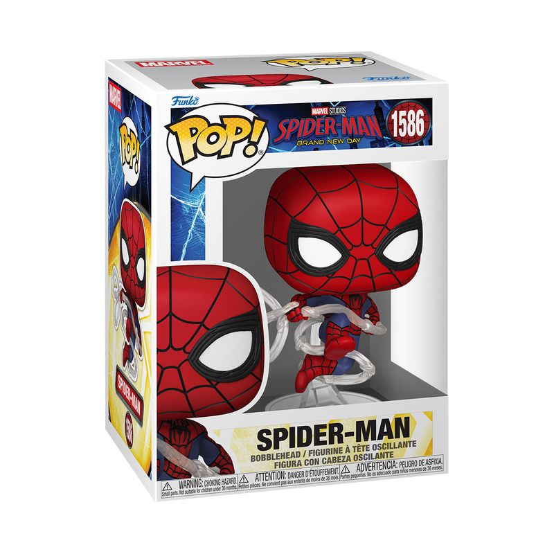 Funko Pop! Marvel Studios: Spider-Man Brand New Day - Spider-Man 1586 (Metallic)