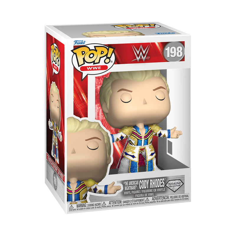 Funko Pop! WWE - The American Nightmare Cody Rhodes (Diamond) 198
