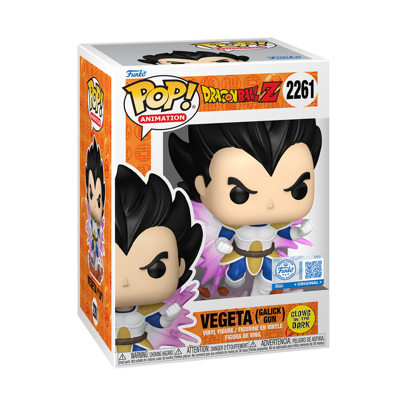 Funko Pop! Animation: Dragon Ball Z - Vegeta (Galick Gun) 2261 - Specialty Series (GITD)