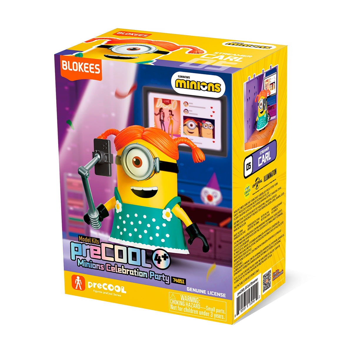 Blokees - Minions: Minions PreCool Celebration Party Mini Model Kit Caja Misteriosa x1 (Streamer CARL)