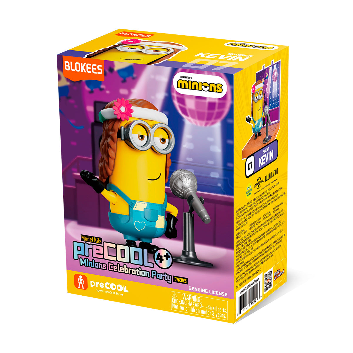 Blokees - Minions: Minions PreCool Celebration Party Mini Model Kit Caja Misteriosa x1 (Singer KEVIN)