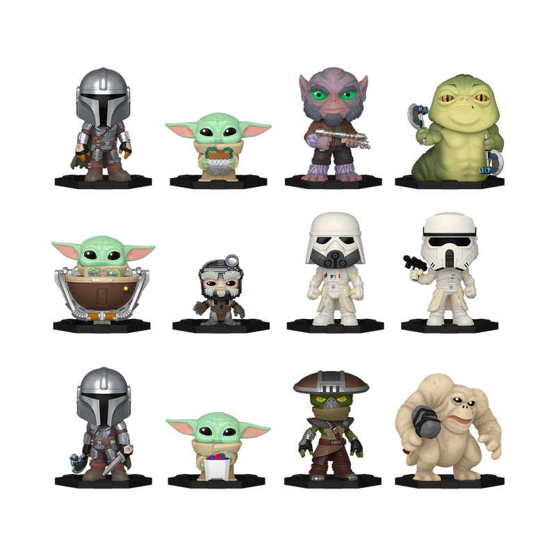 Funko Mystery Minis: The Mandalorian and Grogu - (x unidad)