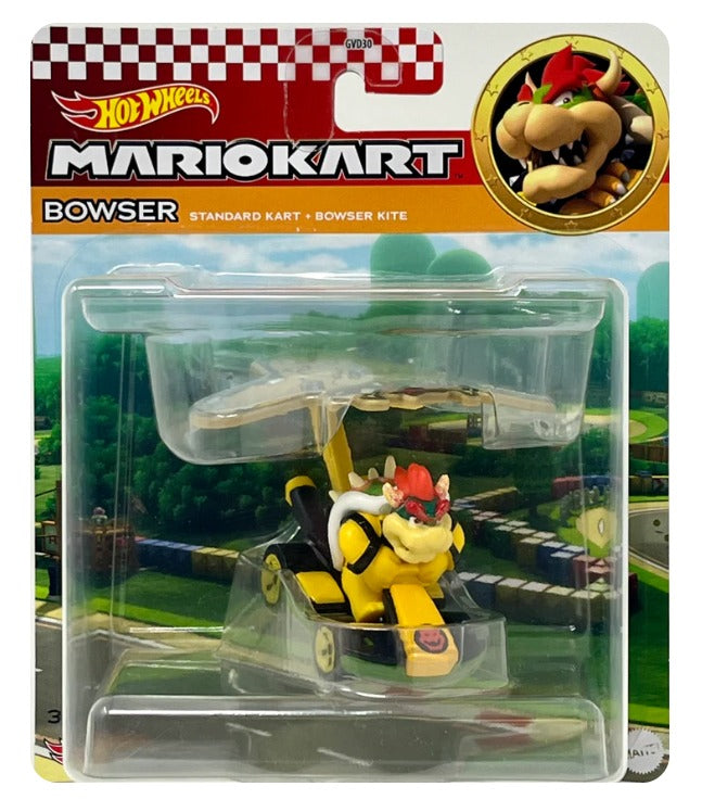Hot Wheels: Mario Kart Gliders 2026 - Bowser Standard Kart Bowser Kite