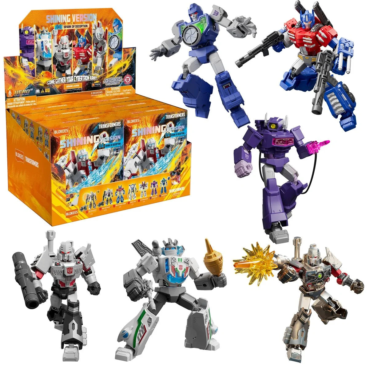 Blokees: Transformers Shining Version 4 Spark of Deception SV04Blind Box (Caja Misteriosa x 1 unidad)