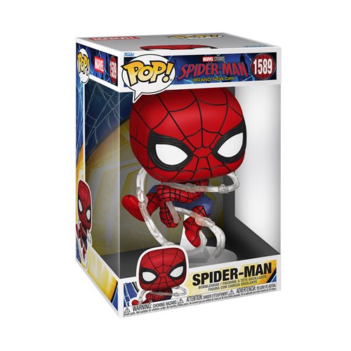 Funko Pop! Marvel Studios: Spider-Man Brand New Day - Spider-Man 1589 - Jumbo 10-inch