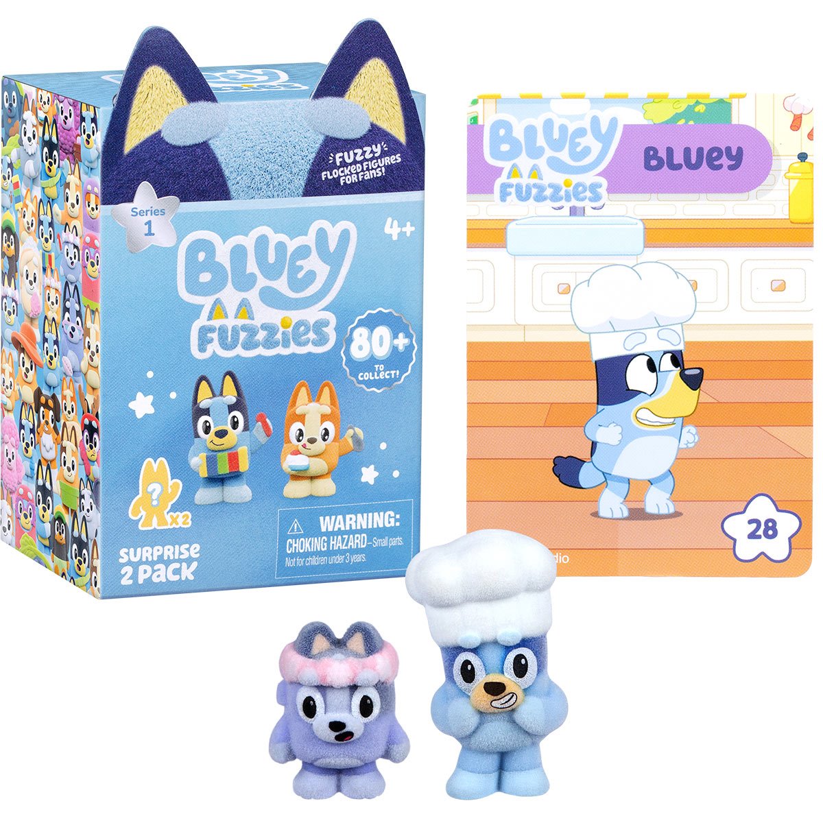 Moose Toys - Bluey - Fuzzies Series - Blind Box (x unidad)