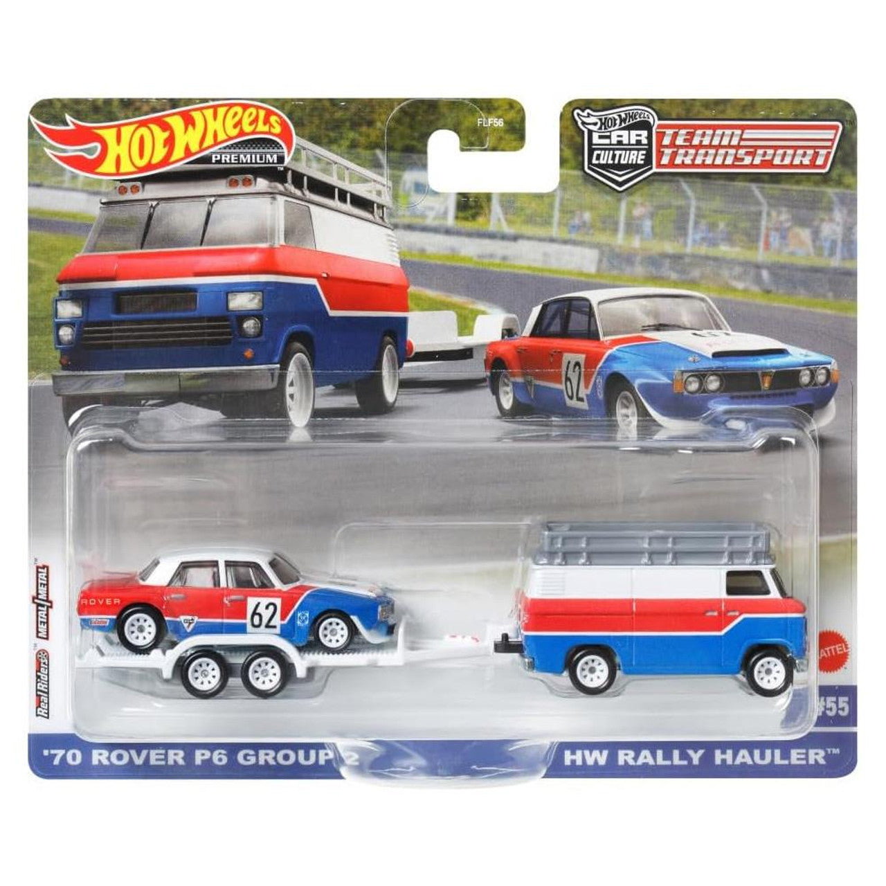 Hot Wheels: Premium | Car Culture: Team Transport - '70 Rover P6 Group 2 | HW Rally Hauler