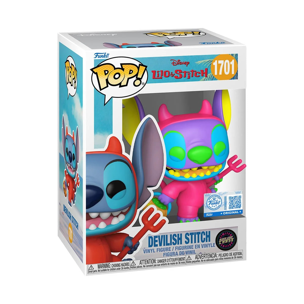 Funko Pop! Disney: Lilo & Stitch - Devilish Stitch 1701 - EED Exclusive (CHASE)