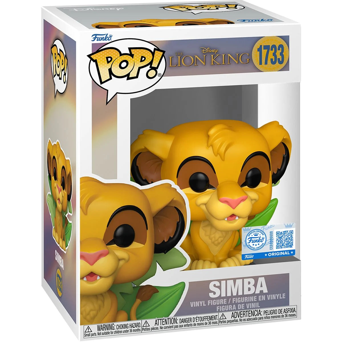 Funko Pop! Disney: The Lion King - Simba 1733 - Specialty Series
