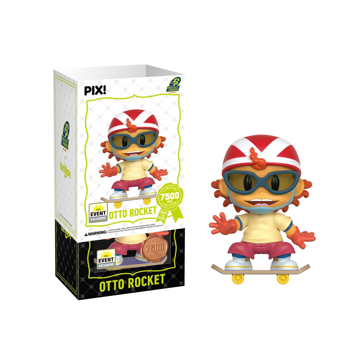 ThrillJoy Pix! Rocket Power - Otto Rocket (Modelo aleatorio) - 2026 Convention Exclusive