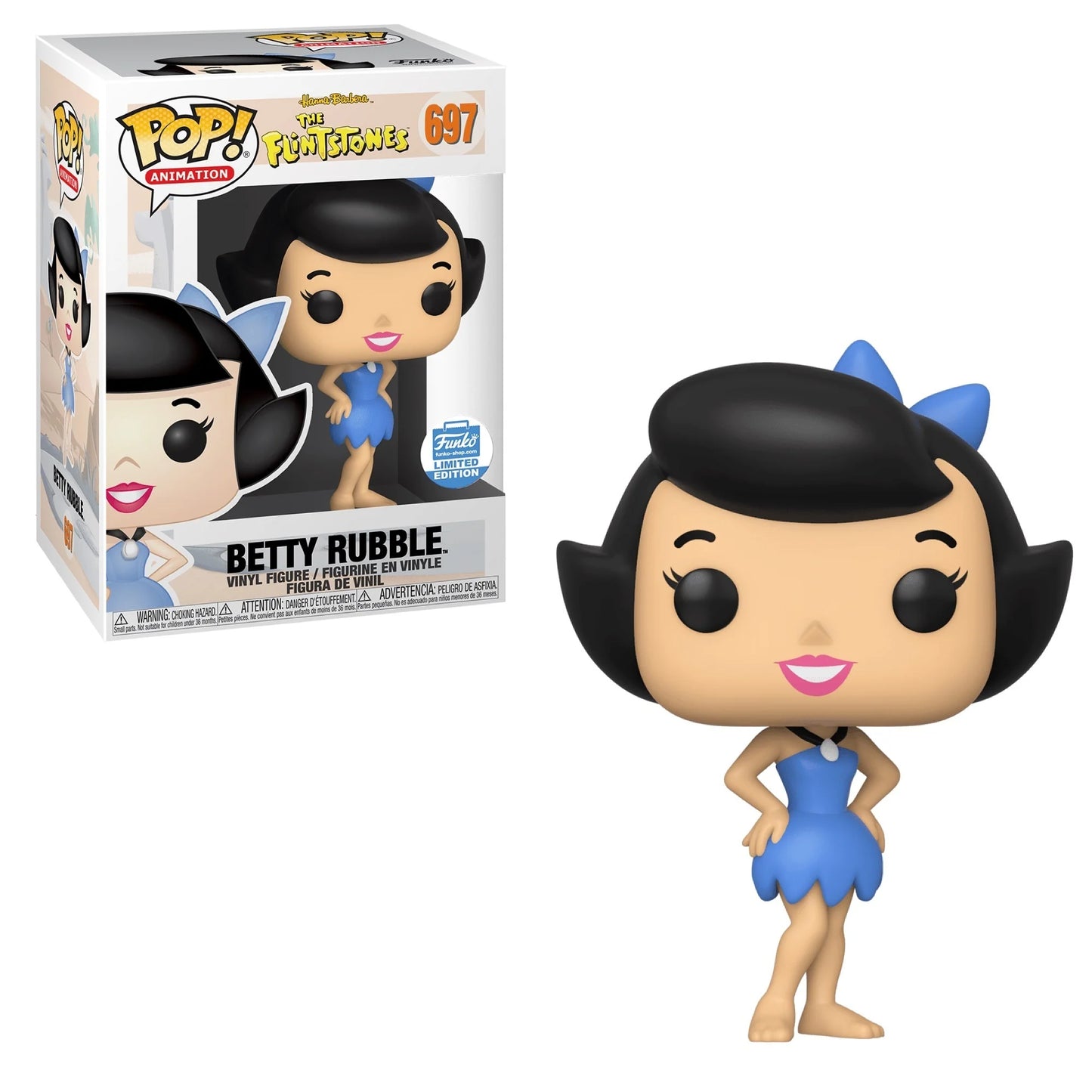 Funko Pop! Animados: HANNAH BARBERA - The Flinstones (Los Picapiedra) - Betty Rubble (Betty Marmol) 697 - FunkoShop (Vaulted)