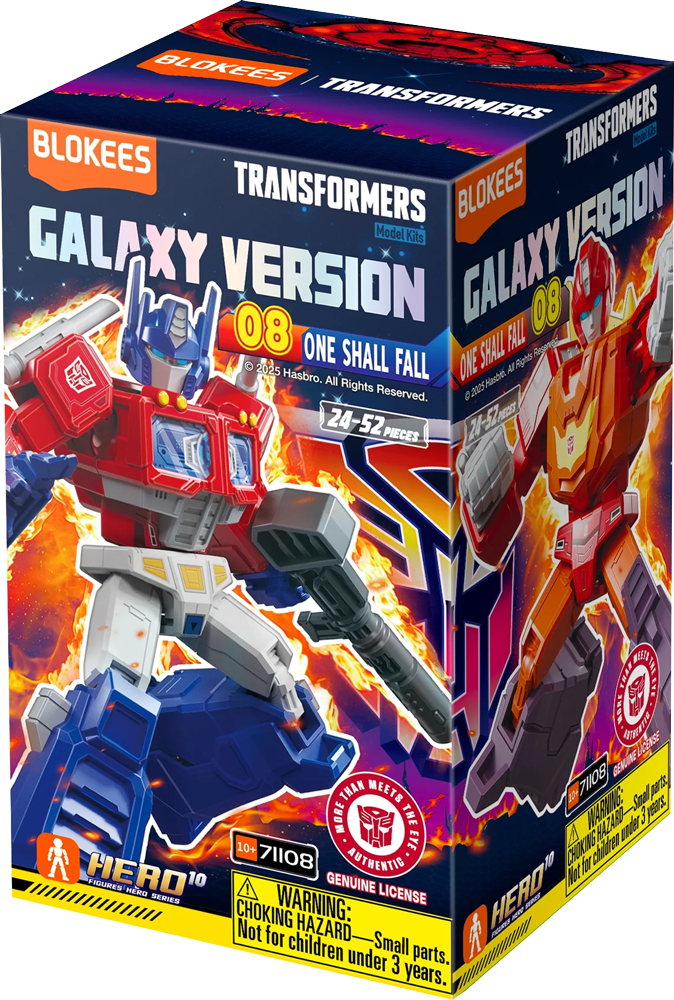 Blokees: Transformers Galaxy Version - One Shall Fall Blind Box (Caja Misteriosa x 1 unidad)