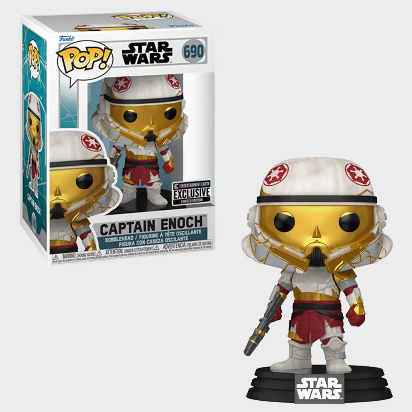 Funko Pop! Star Wars: Ahsoka - Captain Enoch 690 - Entertaiment Earth Exclusive