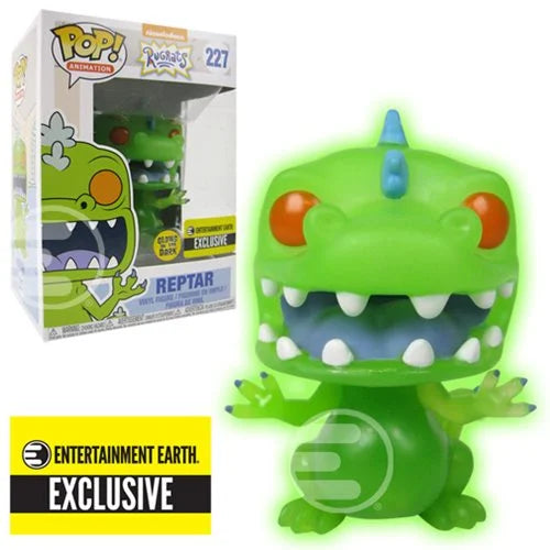 Funko Pop! Animation: Nickelodeon - RUGRATS - Reptar 227 - Entertainment Earth Exclusive (Glows in the Dark) (Vaulted)