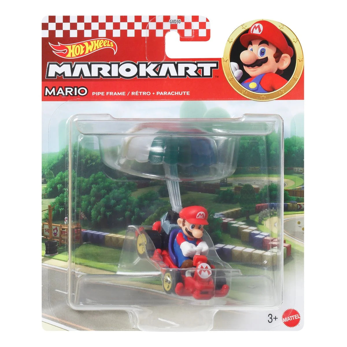 Hot Wheels: Mario Kart Gliders 2026 - Mario Pipe Frame With Parachute