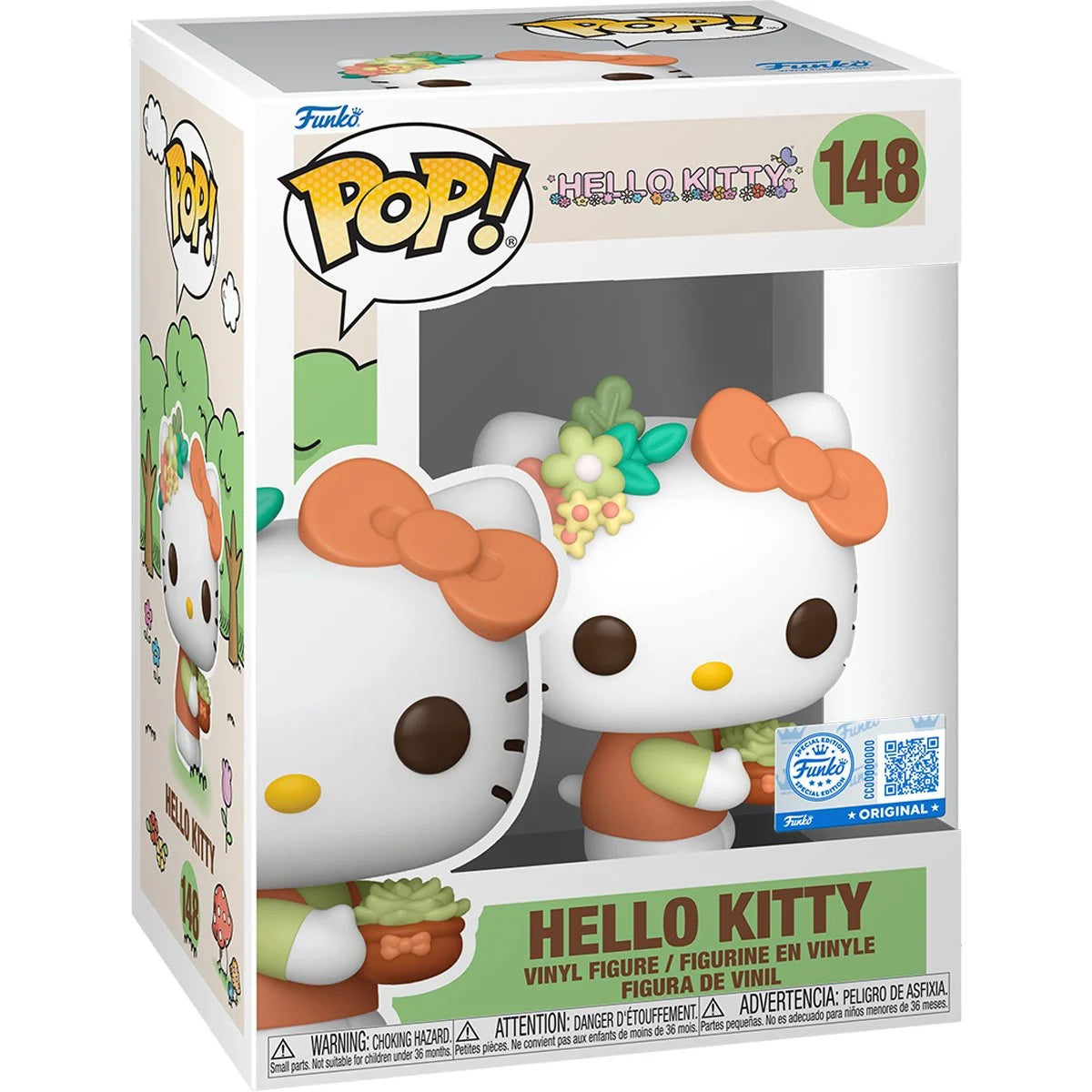 Funko Pop! Sanrio - Hello Kitty and Friends - Hello Kitty with Plant 148 - Specialty Series