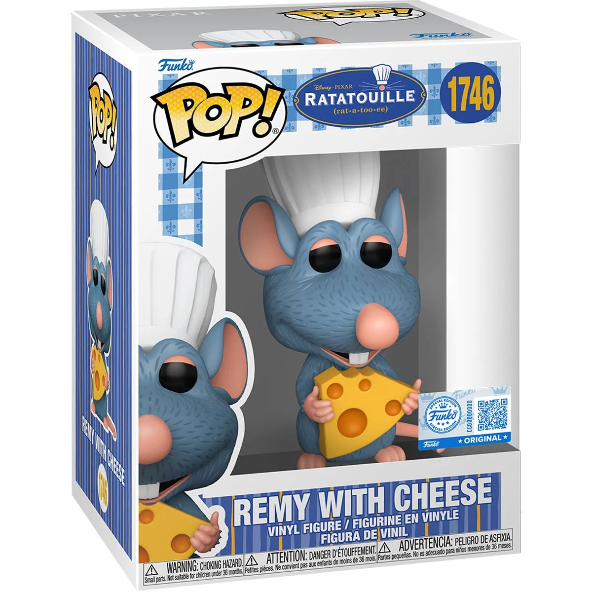 Funko Pop! Disney: Ratatouille - Remy with Cheese 1746 - Specialty Series