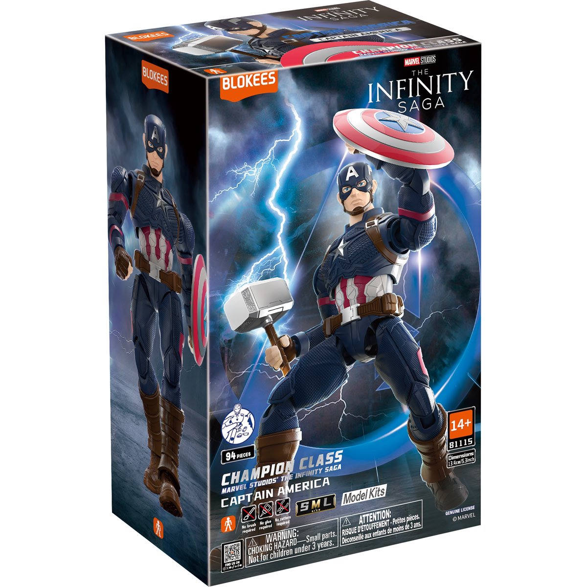 Blokees: Marvel Infinity Saga - Captain America Champion Class CC03 (Model Kit)