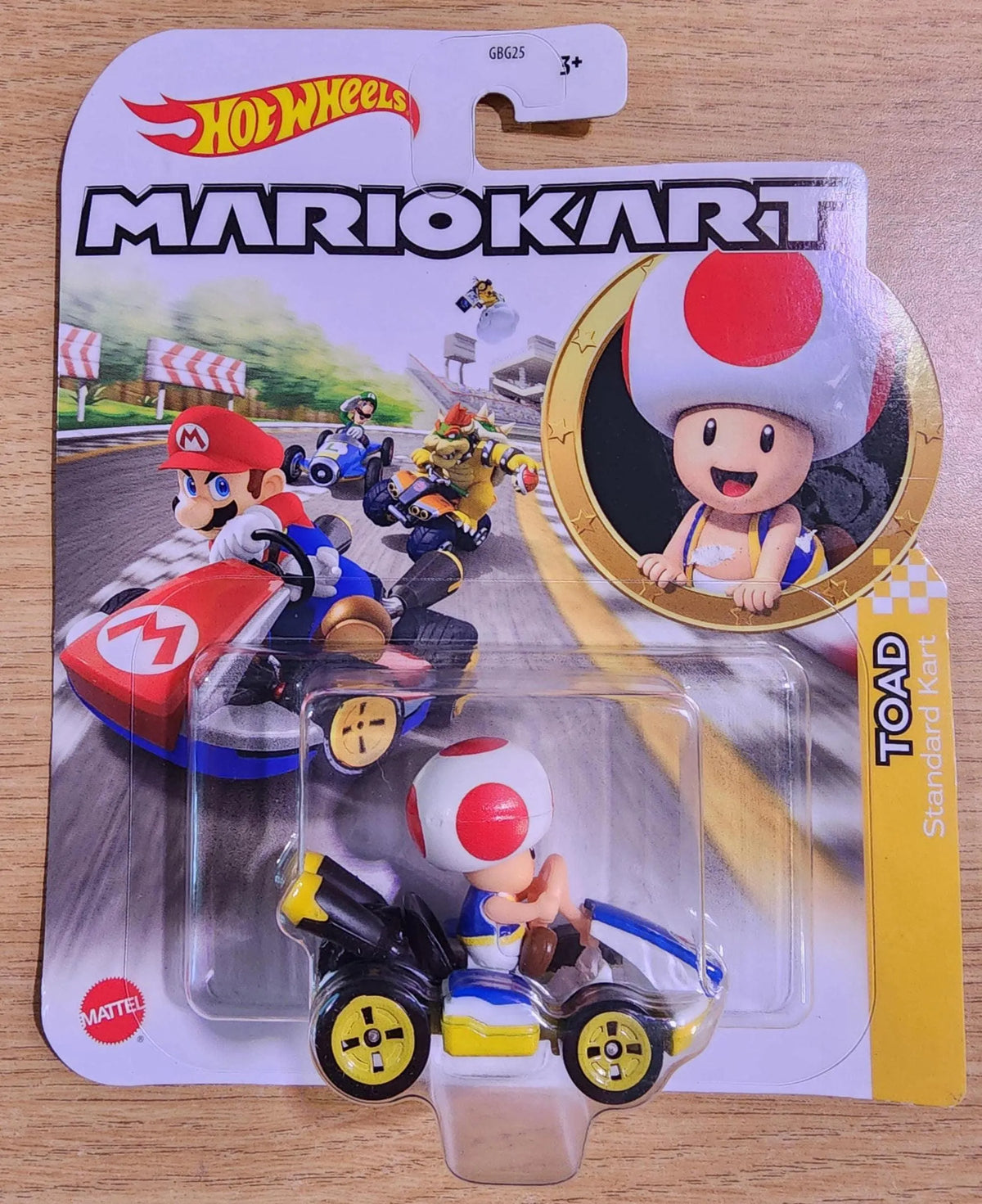 Hot Wheels: Die-Cast | Mario Kart - Toad Standard Kart