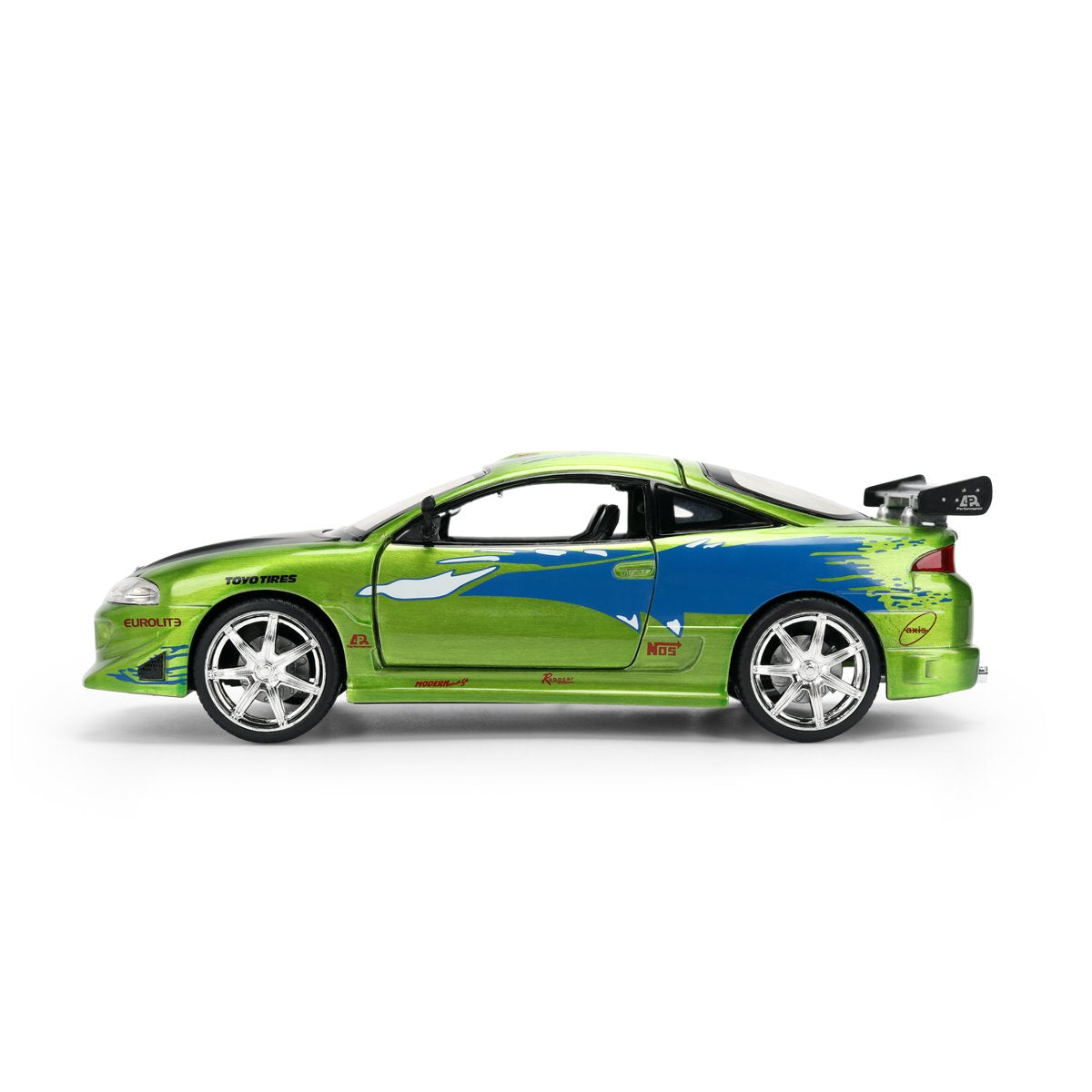 Jada: Die-Cast Metal Vehicle | Fast and Furious 25th Anniversary - Brian's Mitsubishi Eclipse - Escala 1:24