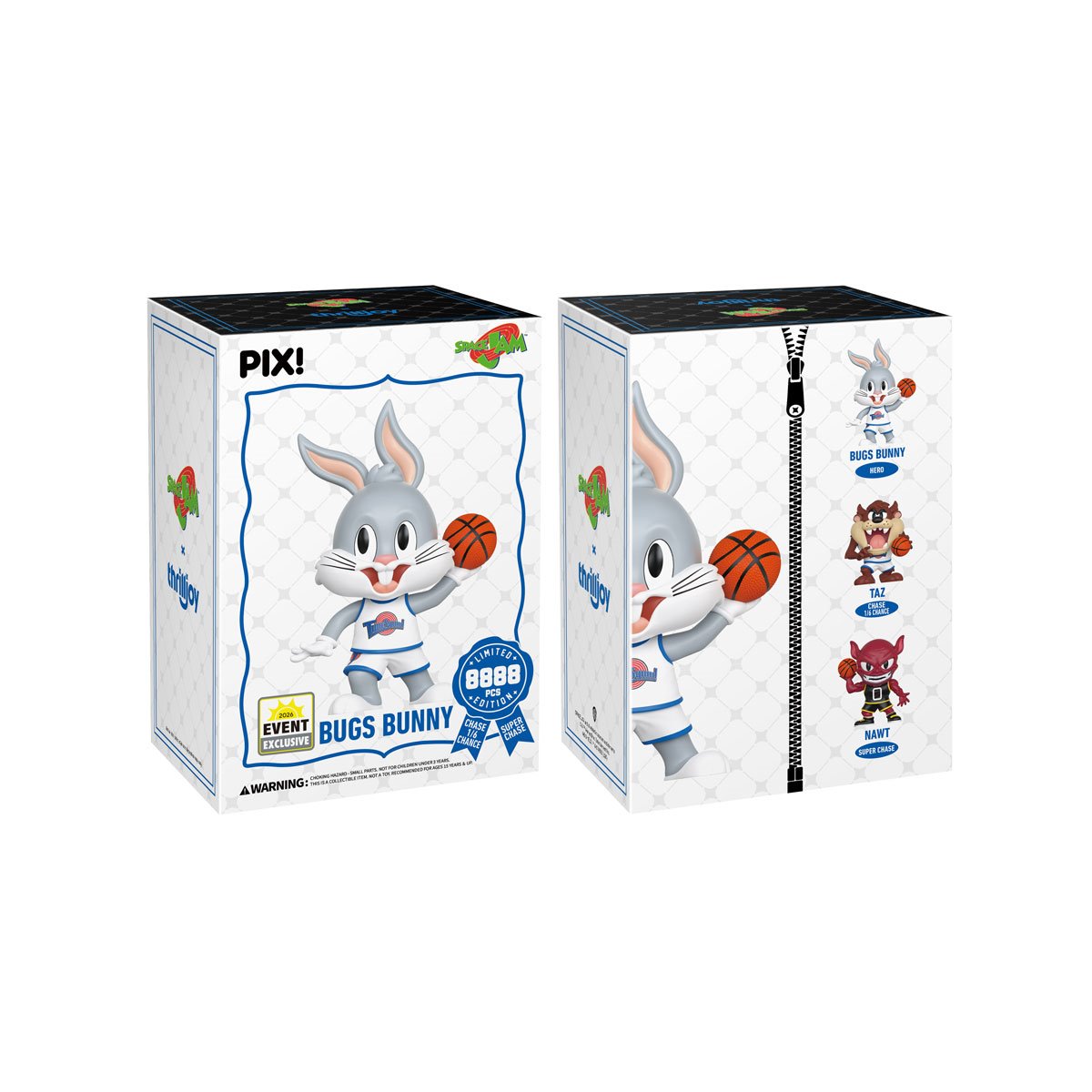 ThrillJoy Pix! Space Jam - Bugs Bunny (Modelo aleatorio) - 2026 Convention Exclusive