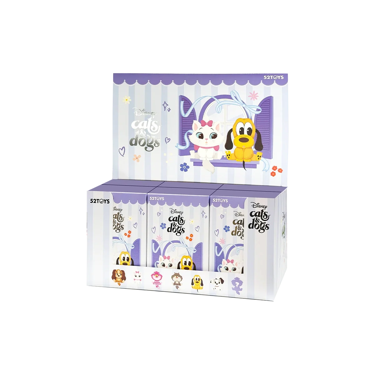 52Toys - Disney Cats & Dogs Buddies - Plush Blind Box (x unidad)