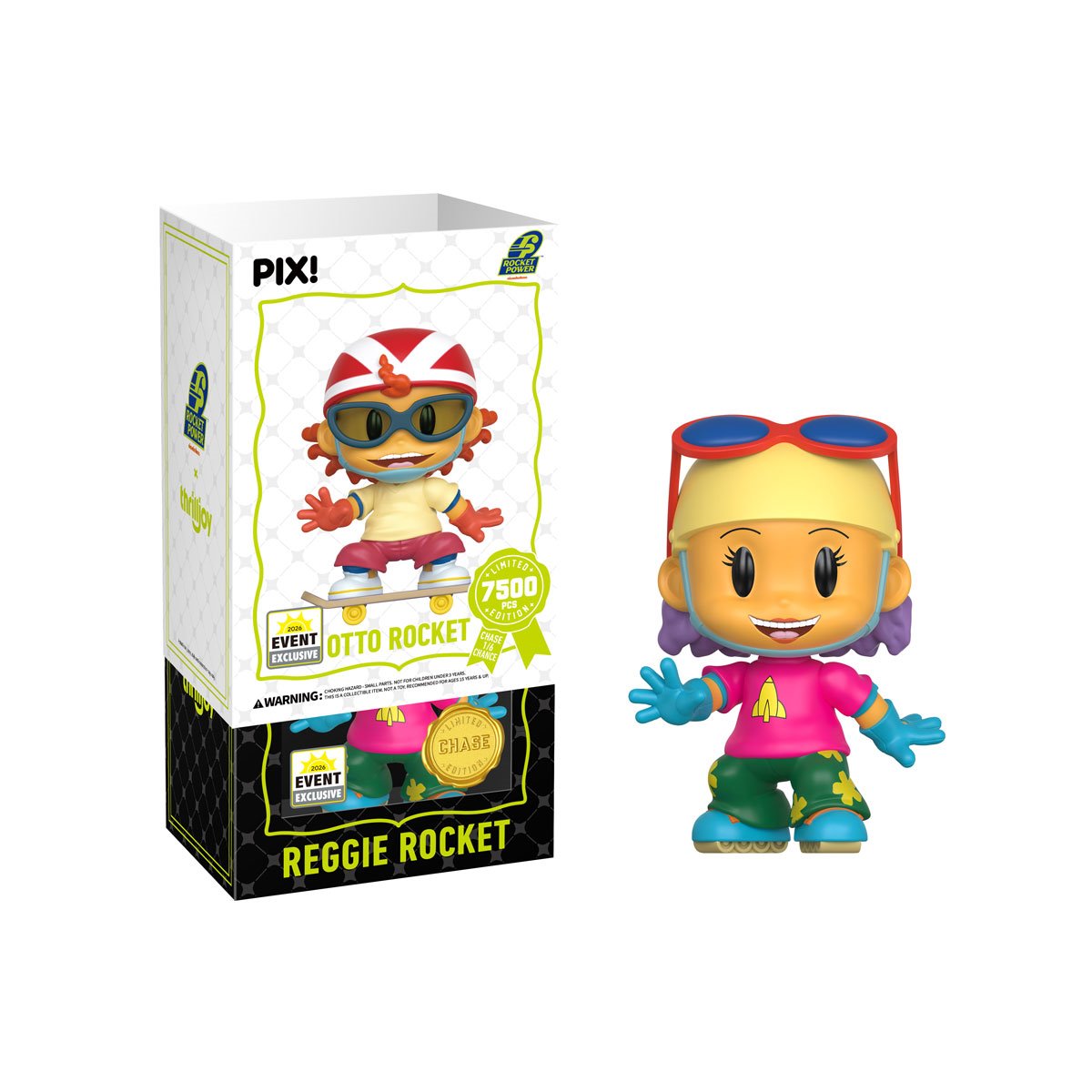 ThrillJoy Pix! Rocket Power - Otto Rocket (Modelo aleatorio) - 2026 Convention Exclusive