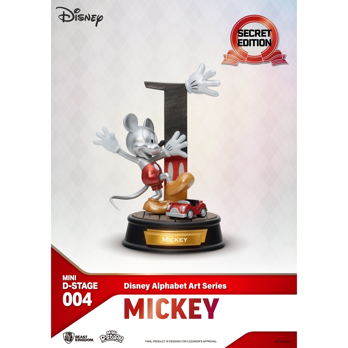Beast Kingdom: Disney Alphabet Art Series - Blind Box (x unidad)