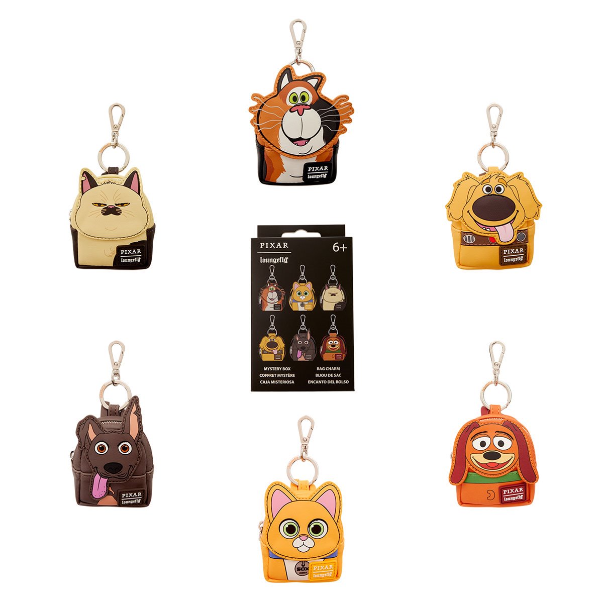 Loungefly Mystery Mini-Backpack: Disney Pixar | Dogs & Cats (x unidad) ( Modelo aleatorio)