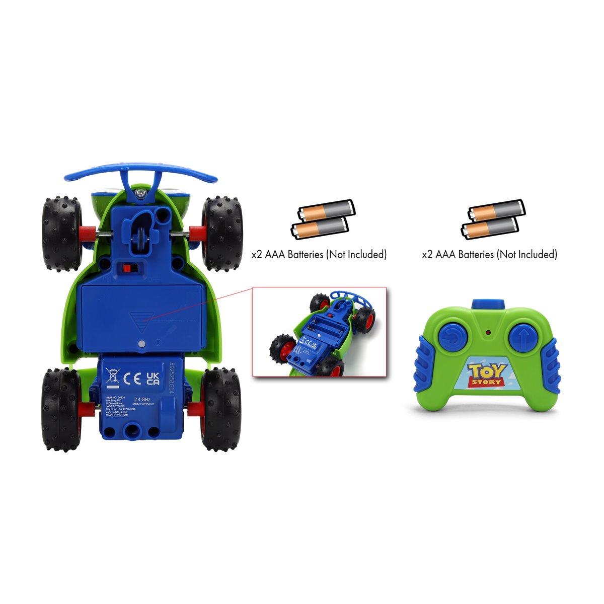 Jada: Toy Story RC Buggy 1:32 (Carro a Radio Control)