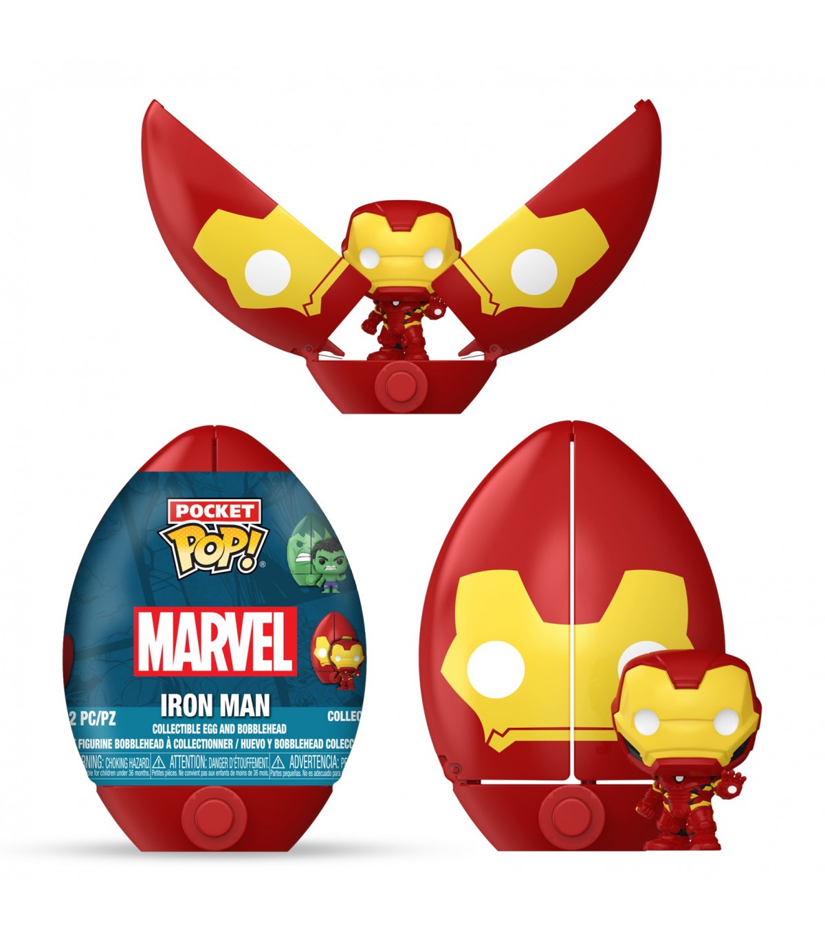 Funko Pocket! Iron Man Eggpocket (Huevo de pascua) x1