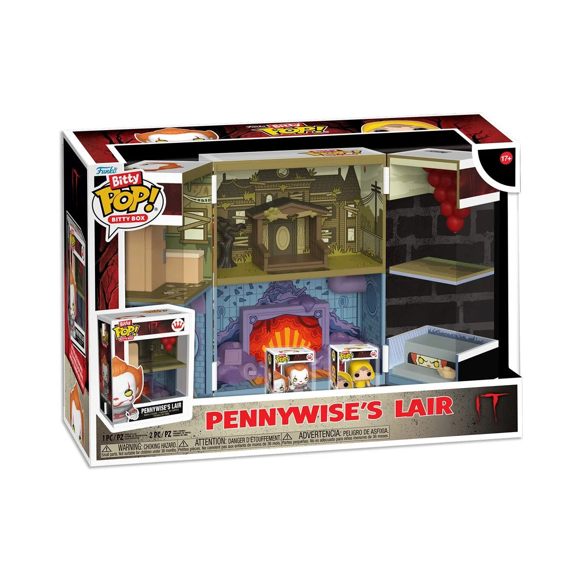 Funko BITTY Pop! BITTY BOX | Playset: It Funhouse - Pennywise's Lair
