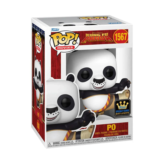 Funko Pop! Movies: Kung Fu Panda DreamWork's 30th Anniversary - Po 1567 - Specialty Series (Caja con Detalles)