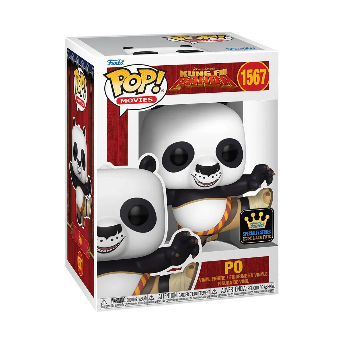 Funko Pop! Movies: Kung Fu Panda DreamWork's 30th Anniversary - Po 1567 - Specialty Series