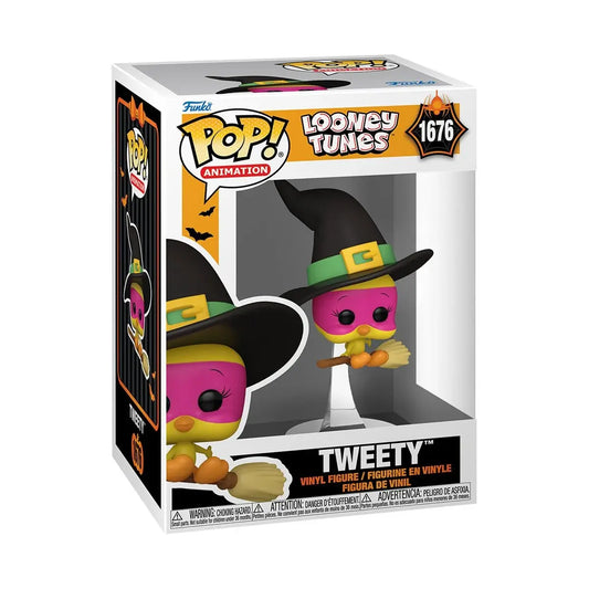 Funko Pop! Animados: Looney Tunes | Halloween: Tweety (Witch) (Piolin) - 1676