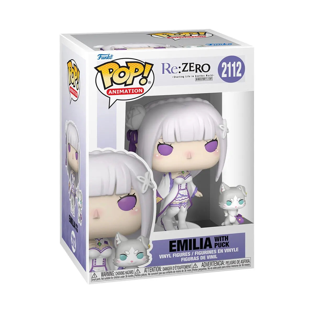 Funko Pop! Animation: RE: Zero - Starting Life in Another World - Emilia with Puck 2112