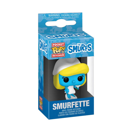 Funko Pop! Pocket Keychain - Animados: The Smurfs (Los Pitufos) - Smurfette