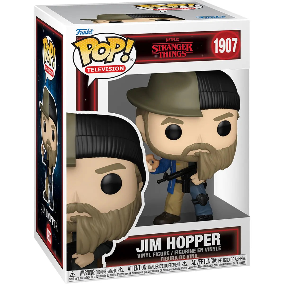 Funko Pop! Television: Stranger Things - (Split) Jim Hopper 1907