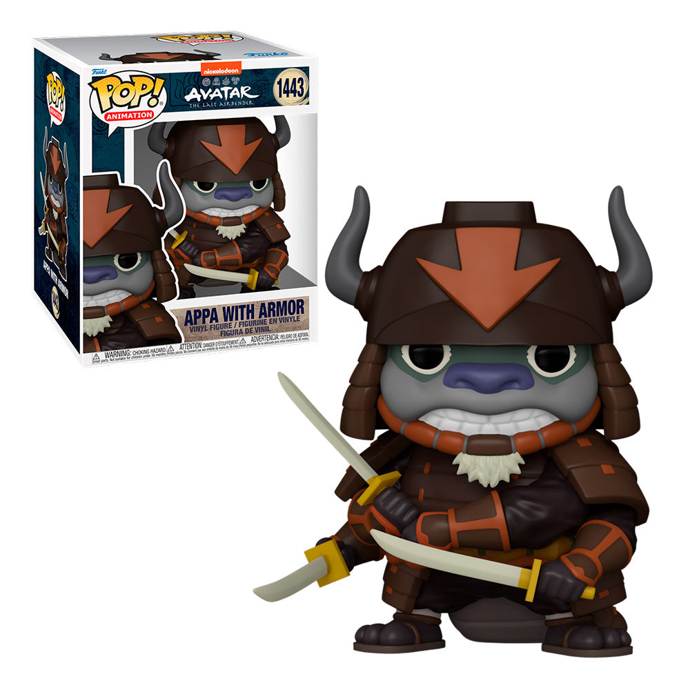 Funko Pop! Animados: NICKELODEON - AVATAR The Last Airbender - Appa with Armor 1443 (6 inches)