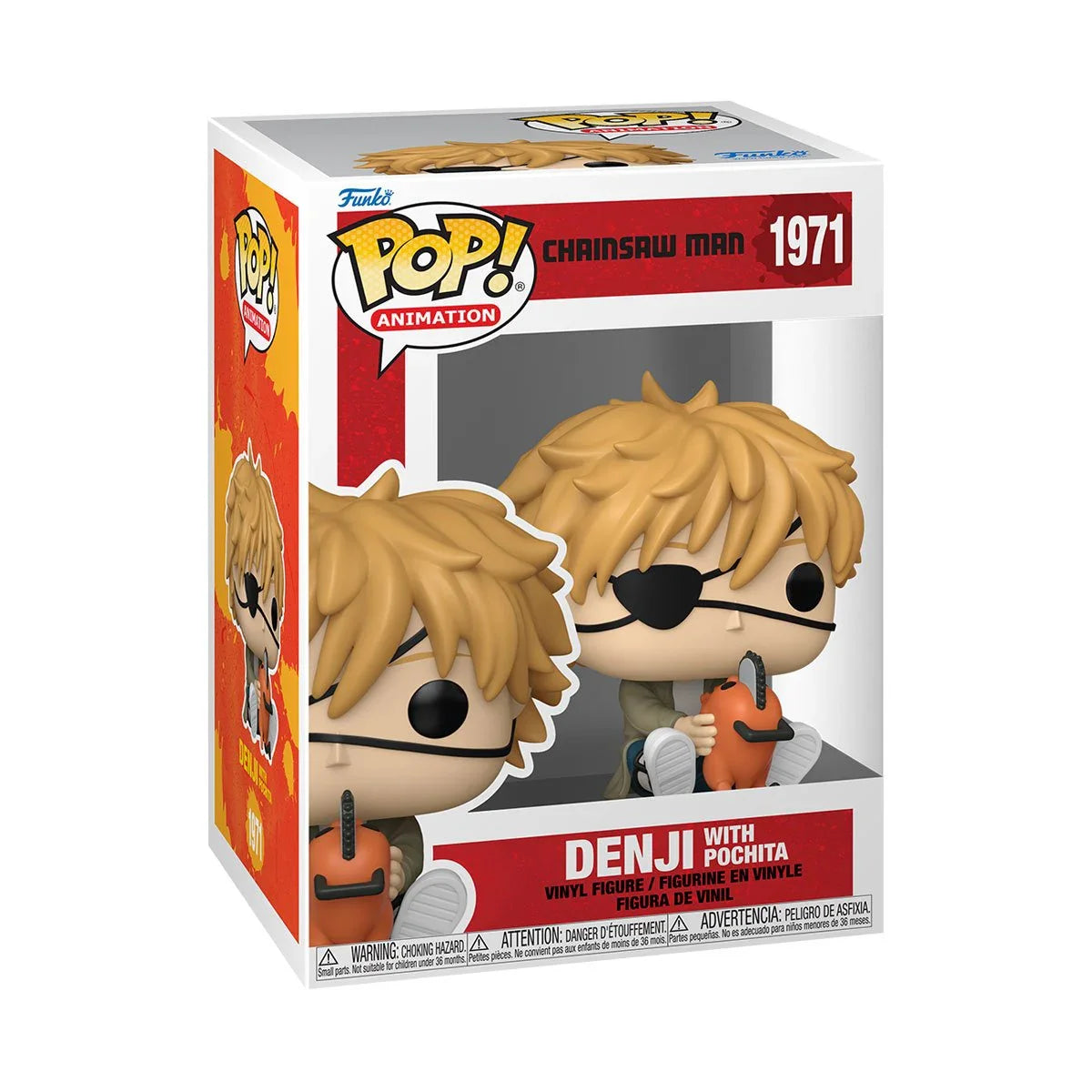 Funko Pop! Anime: Chainsaw Man - Denji with Pochita 1971