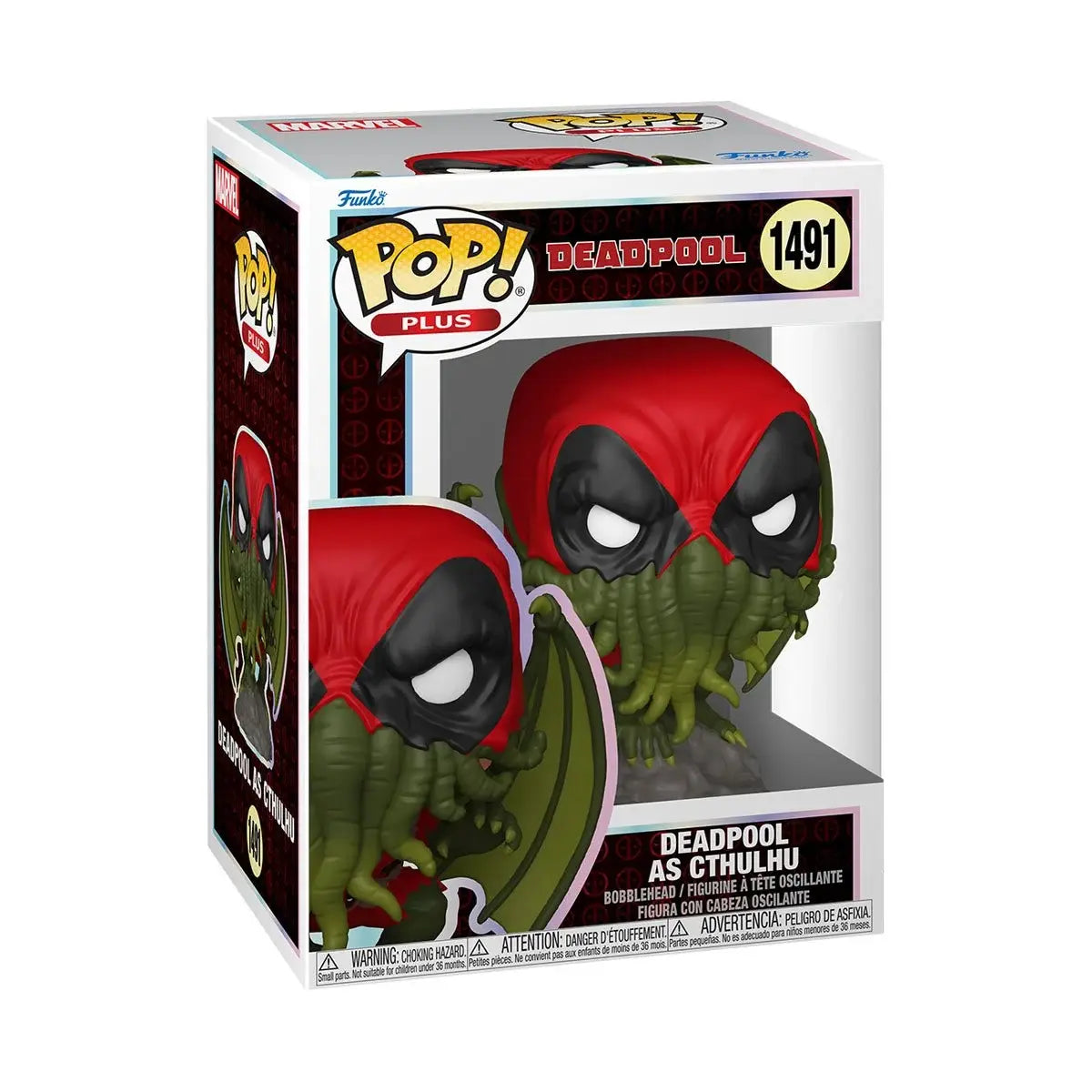 Funko Pop! Marvel: Deadpool (Literary Classics) - Deadpool as Cthulhu 1491 (PLUS)