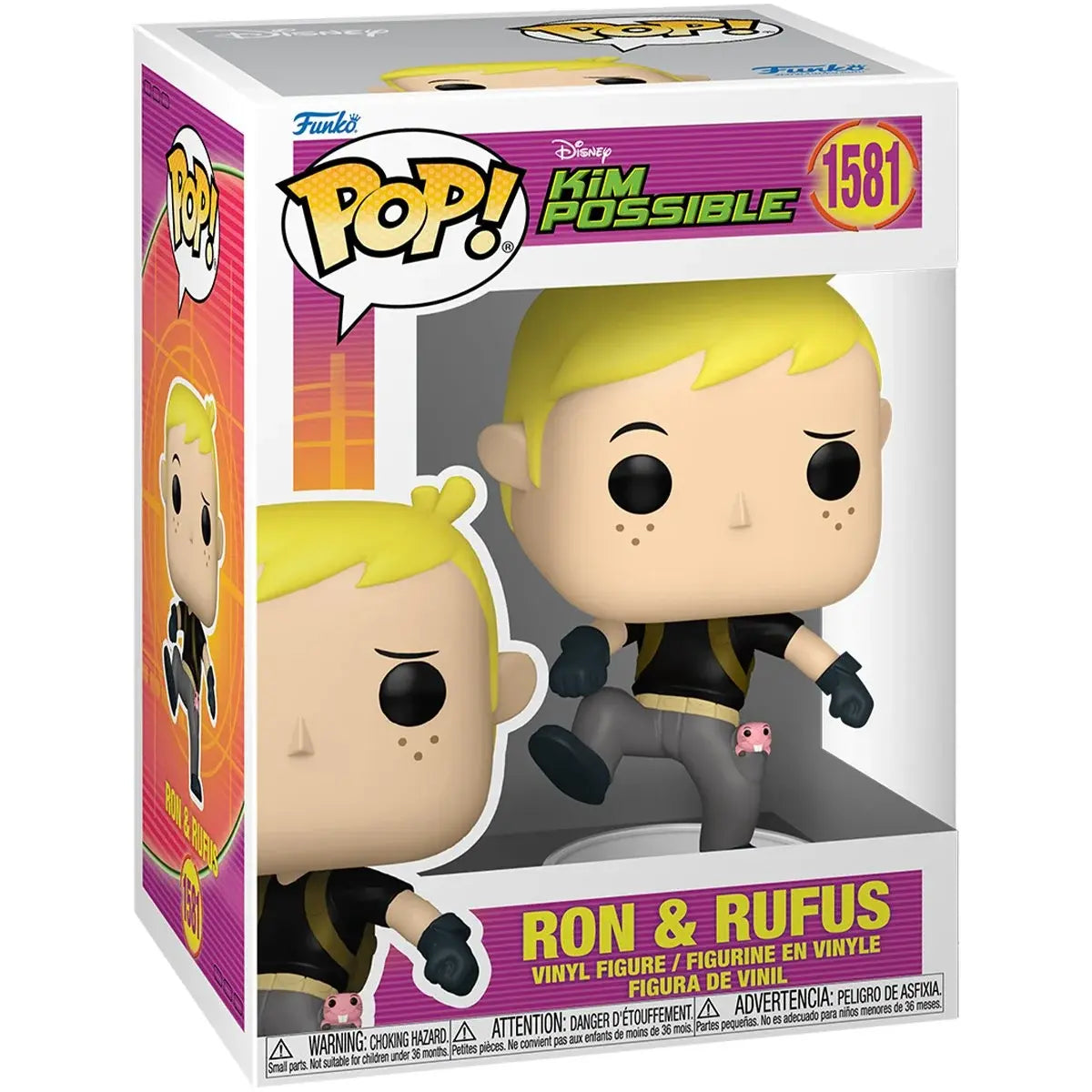 Funko Pop! Disney: Kim Possible - Ron & Rufus 1581